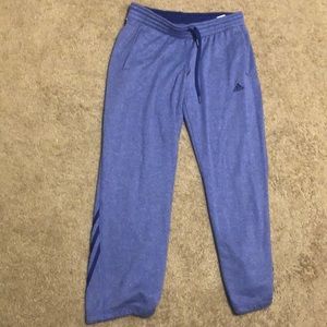 Purple adidas sweats